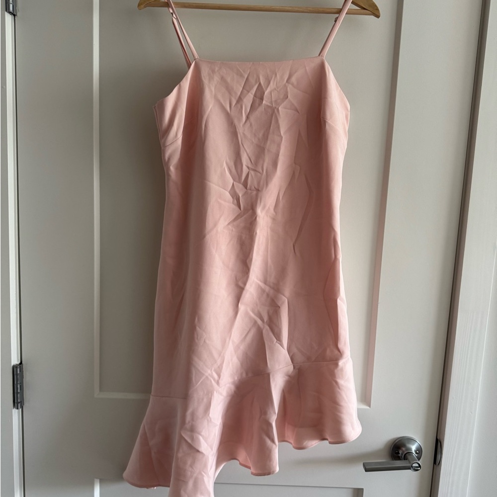 Pink Spaghetti Strap Dress